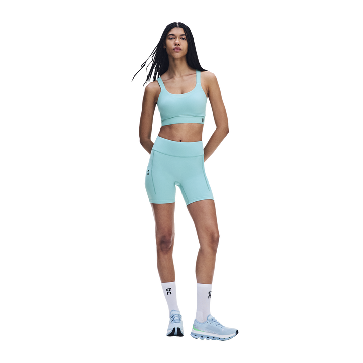 ON Womens Performance Short Tights - Aquamarine - AW26