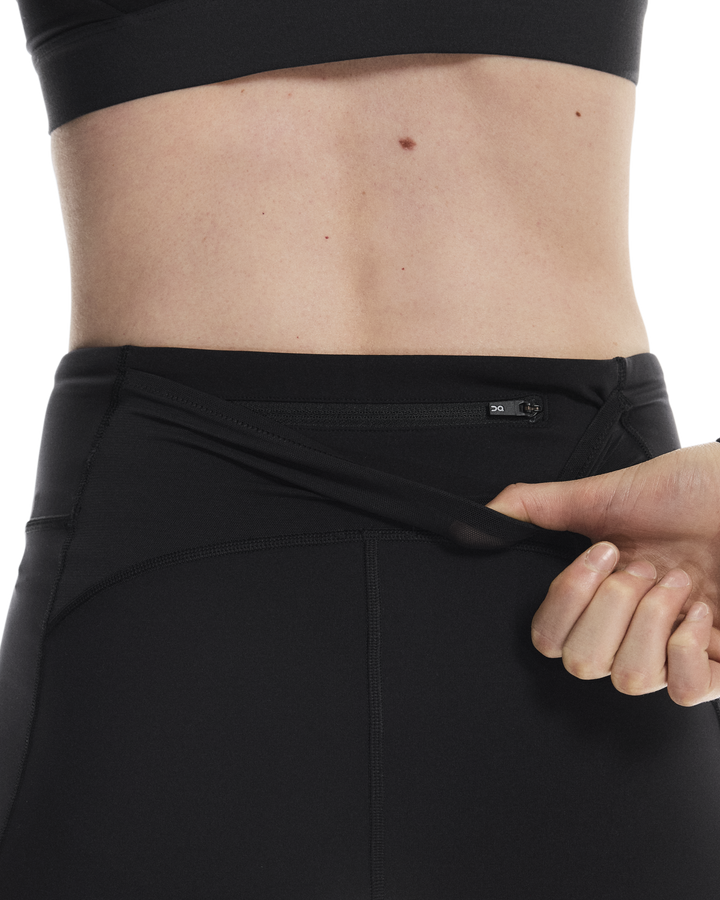 ON Damen 3" Performance Tights – Schwarz – SS26