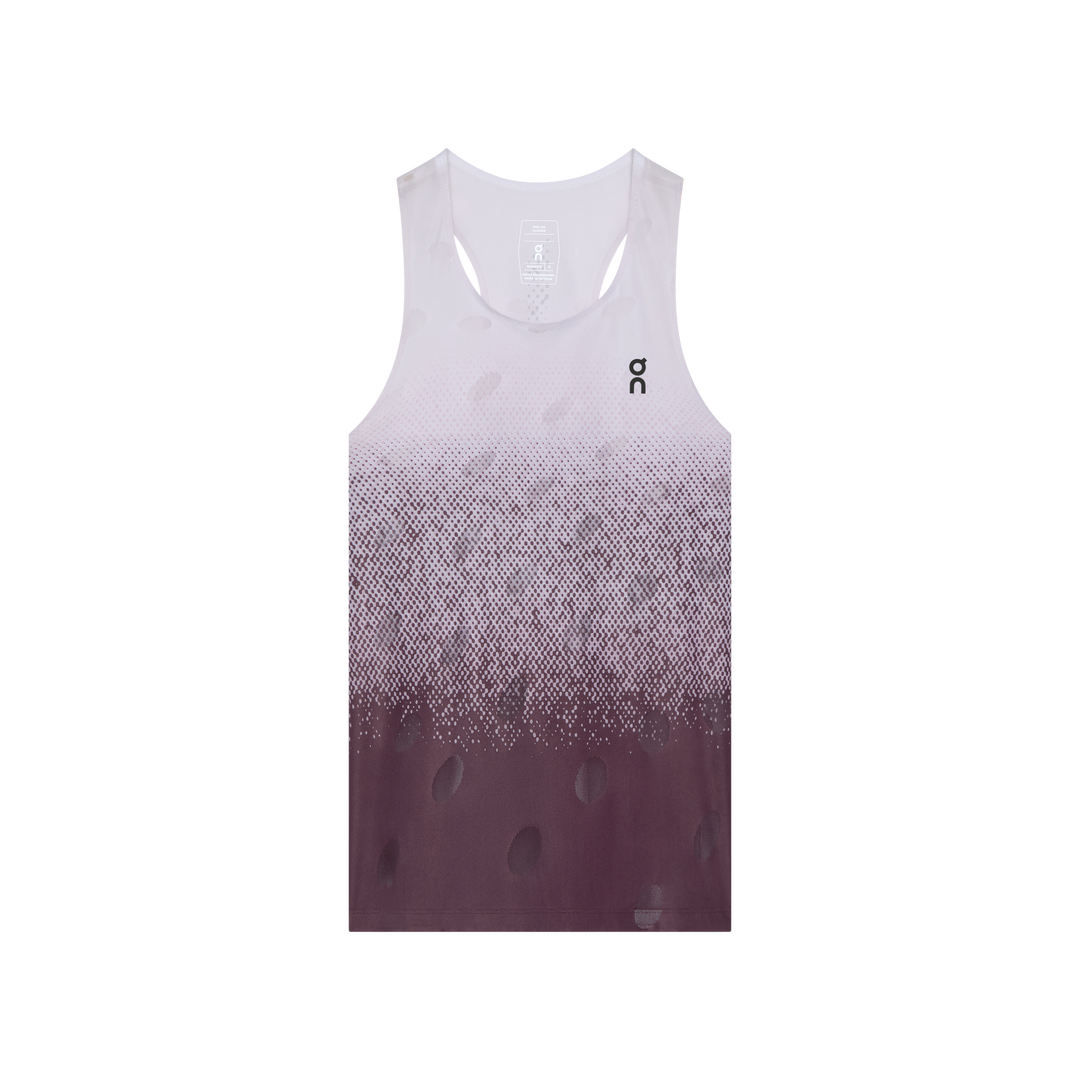 ON Women's Zero Tank Breathe - Foxglove/White - AW26