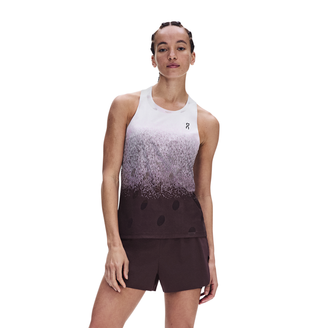 ON Women's Zero Tank Breathe - Foxglove/White - AW26