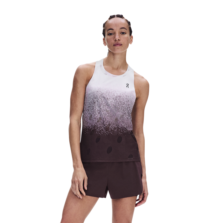 ON Women's Zero Tank Breathe - Foxglove/White - AW26