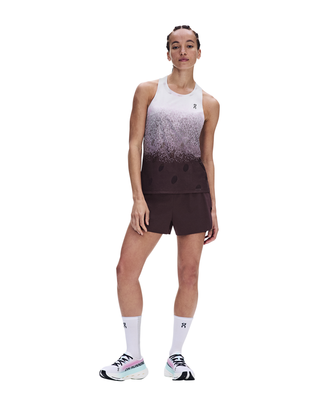 ON Women's Zero Tank Breathe - Foxglove/White - AW26
