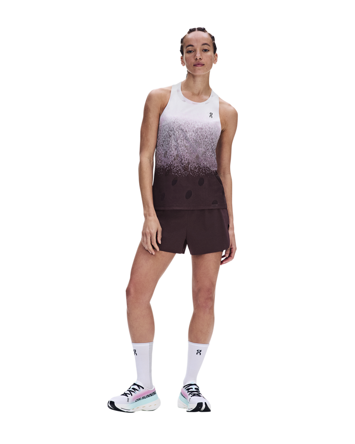 ON Women's Zero Tank Breathe - Foxglove/White - AW26