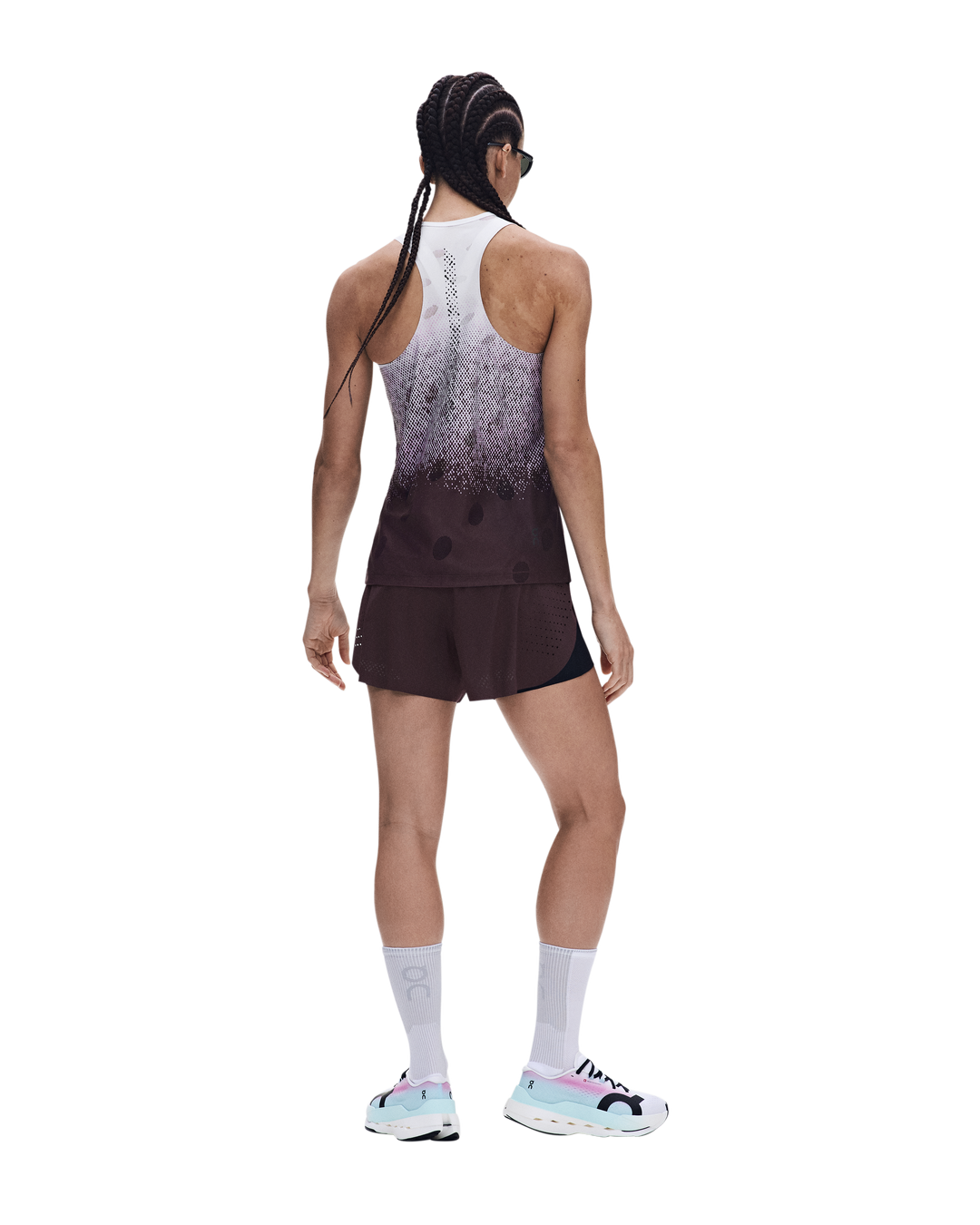ON Women's Zero Tank Breathe - Foxglove/White - AW26