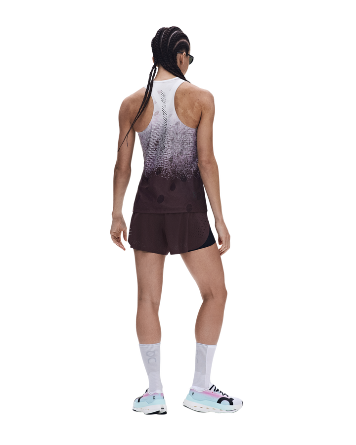 ON Women's Zero Tank Breathe - Foxglove/White - AW26