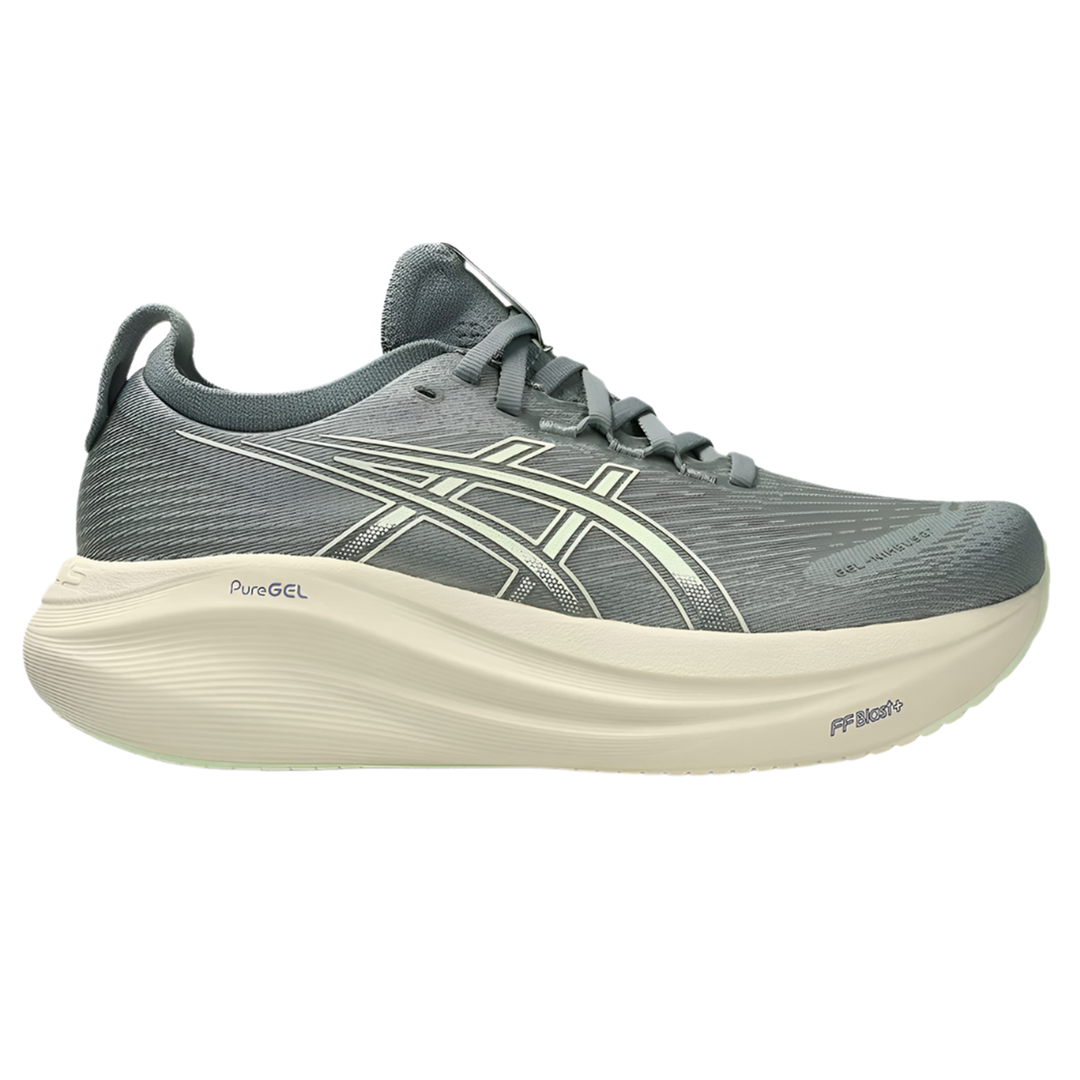 Asics Womens Gel Nimbus 27 - Monument Blue/Whisper Green - Neutral - AW25