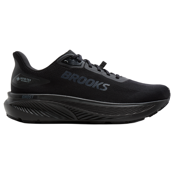 Brooks Womens Ghost 18 GTX - Black/Black/Ebony - Neutral - AW26