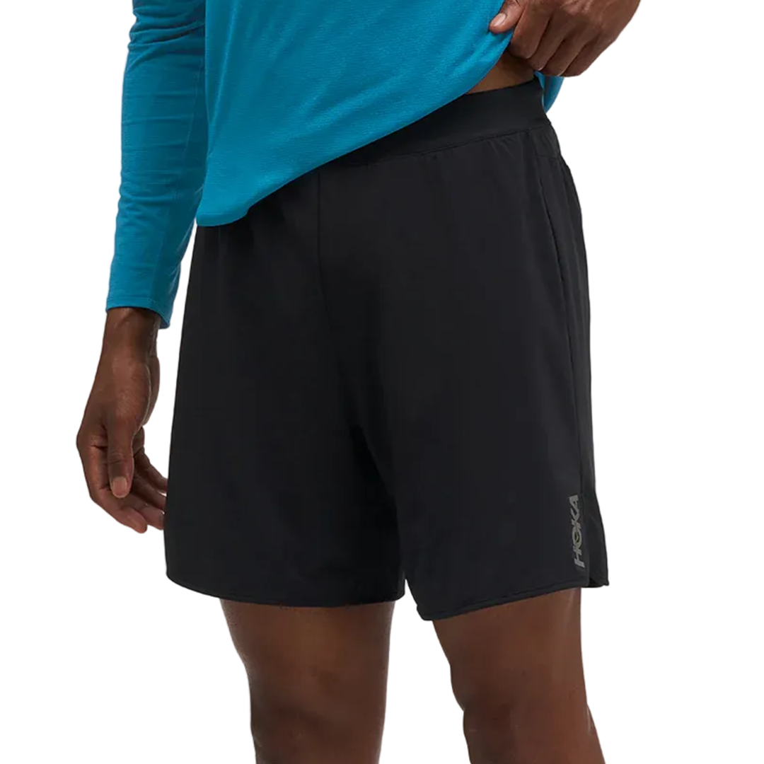 Hoka Mens Glide 7" 2in1 Short - Black - AW26