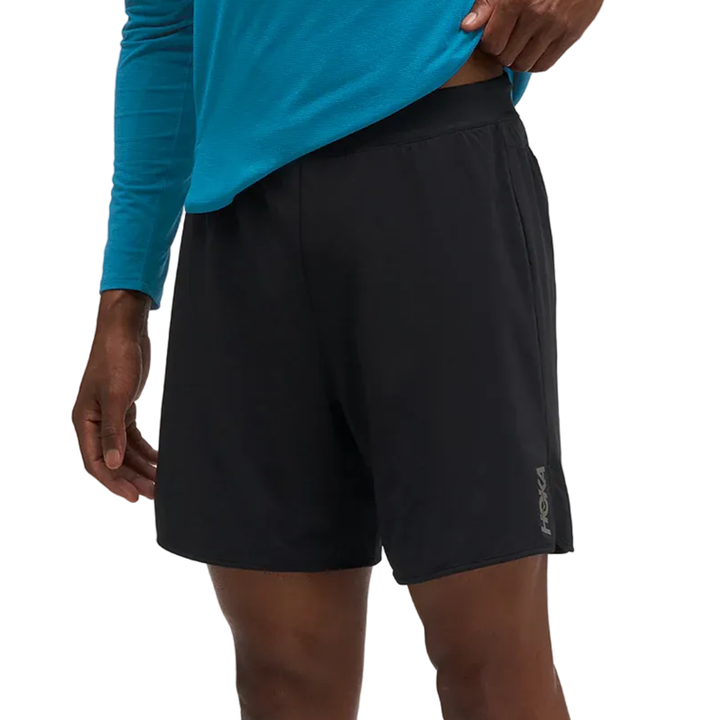 Hoka Mens Glide 7" 2in1 Short - Black - AW26