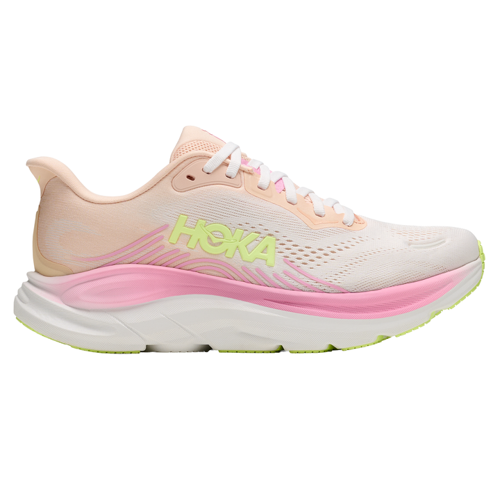 Hoka Womens Clifton 11 - Tangerine Glow/White - Neutral - AW26