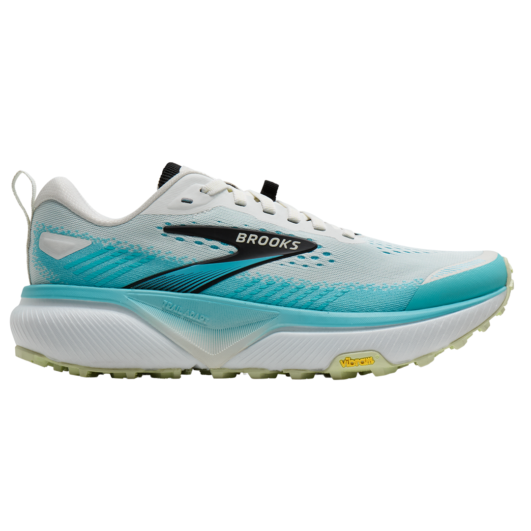 Brooks Mens Cascadia 20 - White/Blue/Black - Trail - AW26