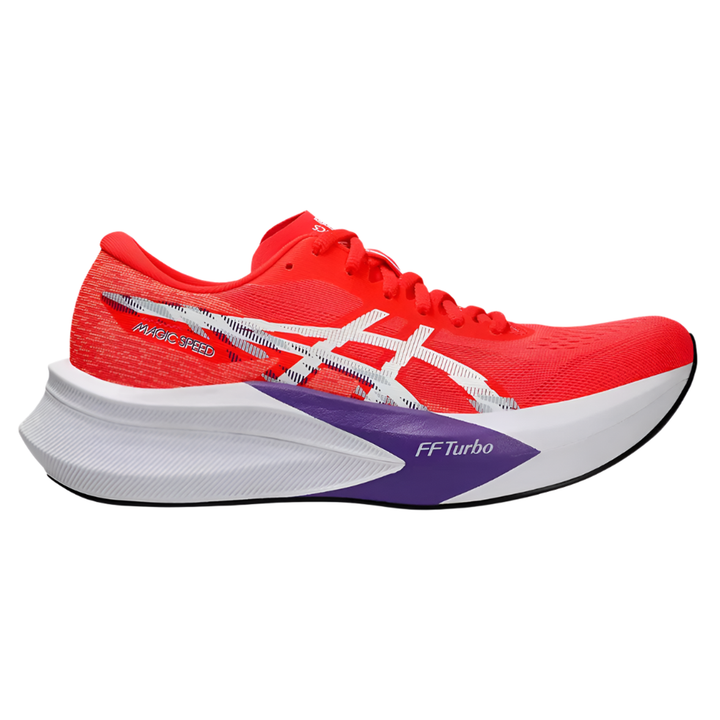Asics Womens Magic Speed 4 - Flash Red/White - Neutral - AW25