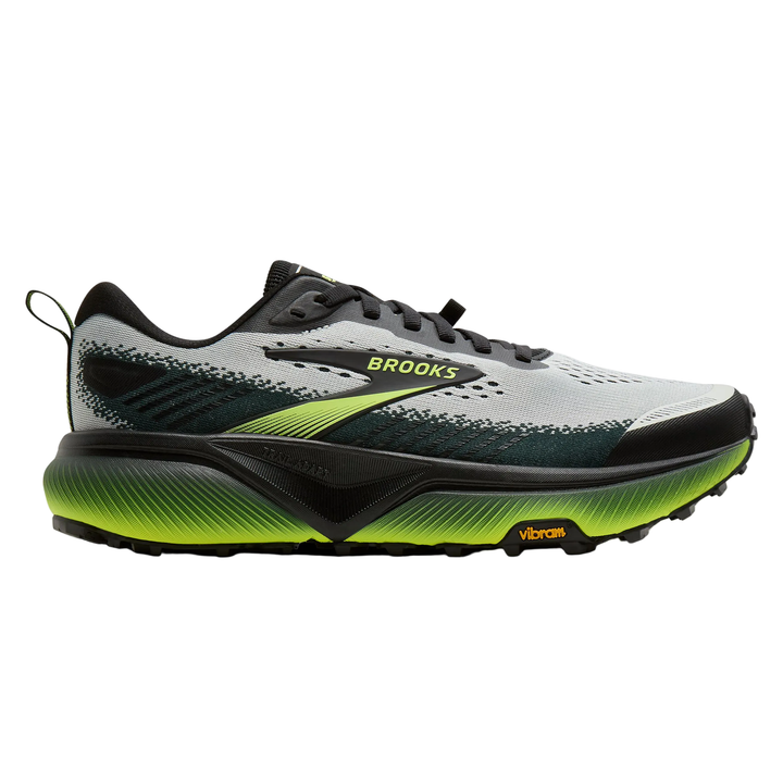 Brooks Mens Cascadia 20 - Grey/Black/Nightlife - Trail - AW26