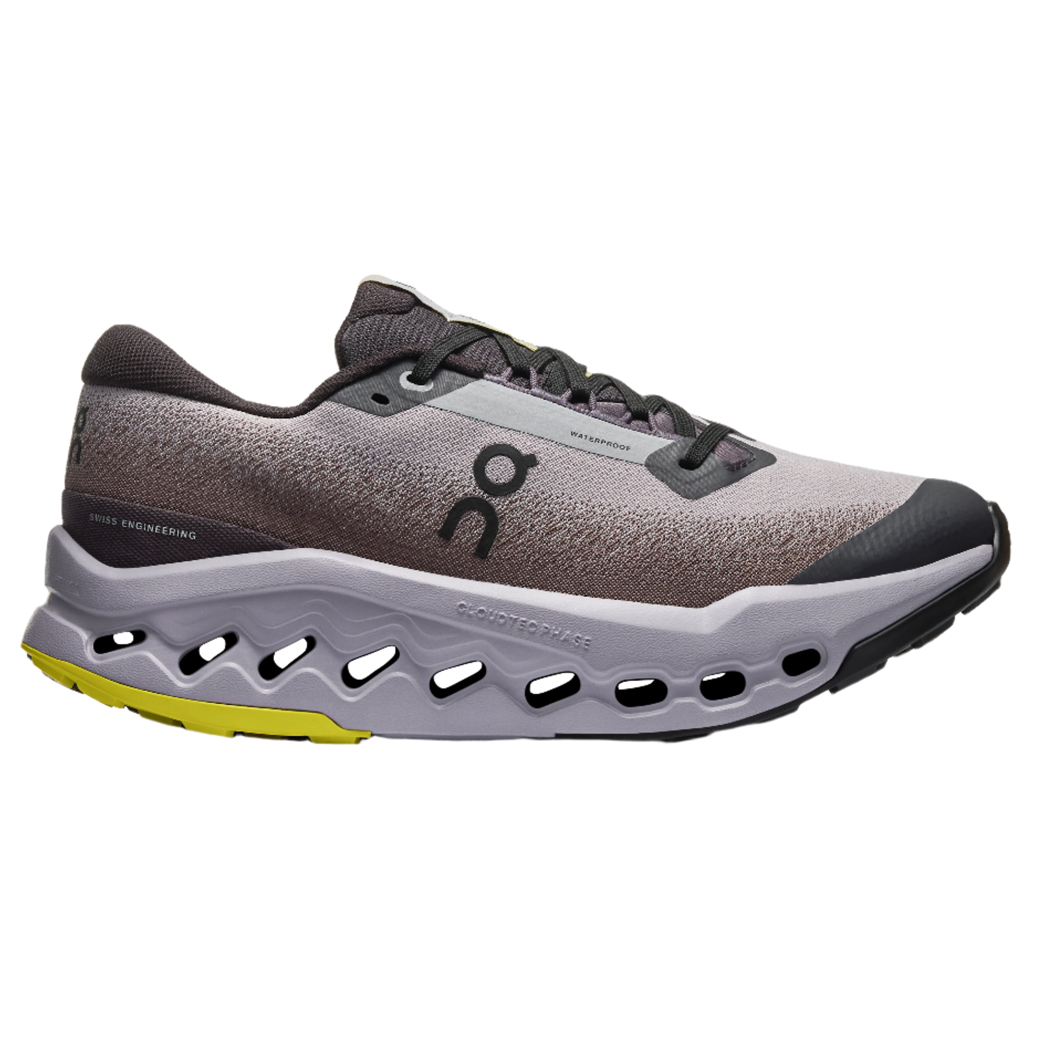 ON Womens Cloudsurfer Trail 2 WP - Black/Lilac - Trail - AW25
