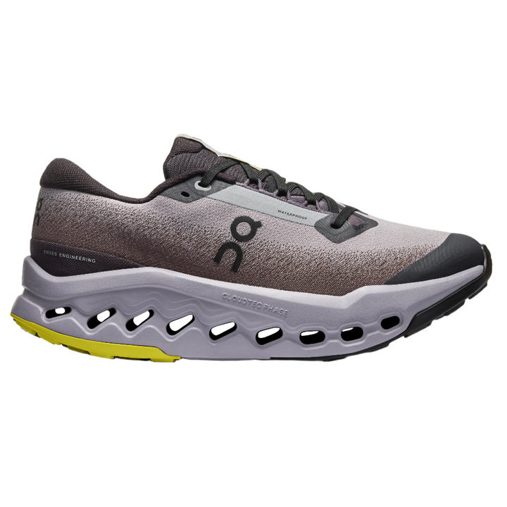 ON Womens Cloudsurfer Trail 2 WP - Black/Lilac - Trail - AW25