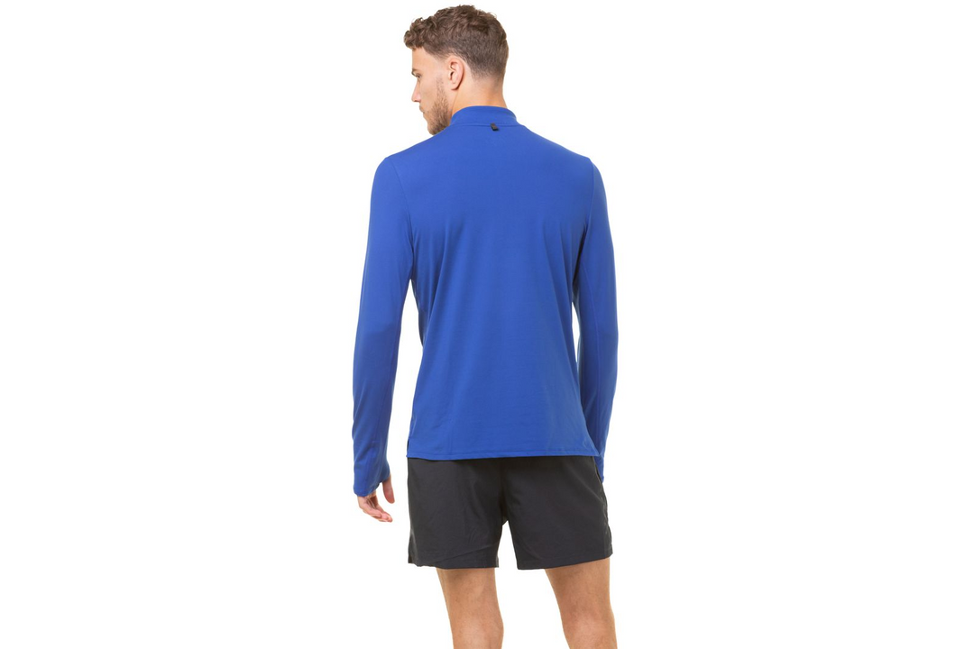 RonHill Mens Core Thermal 1/2 Zip - Dark Cobalt/Bright White - AW25