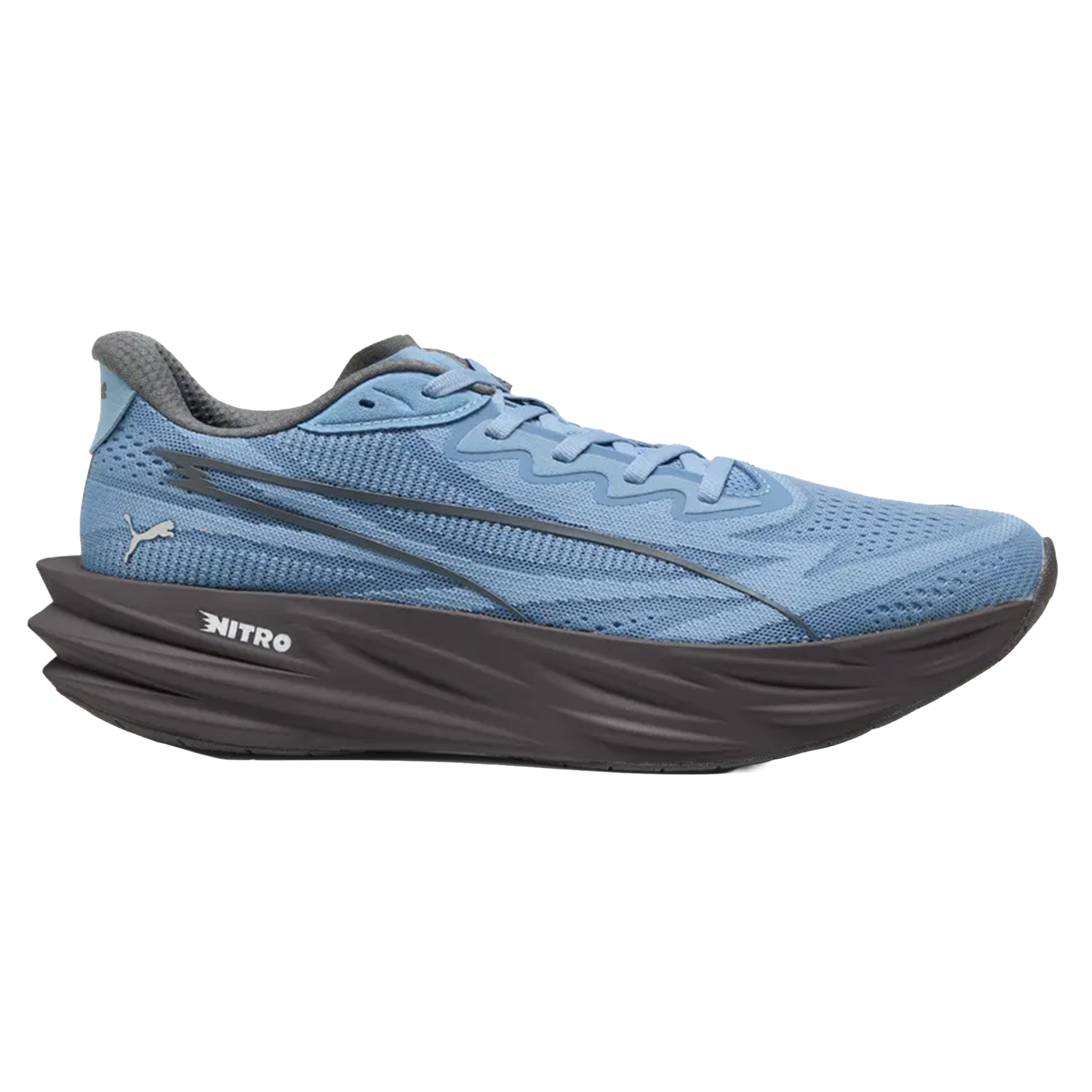 Puma Mens Deviate Pure NITRO - Zen Blue/Moody Gray/Gray Echo - Neutral - AW26