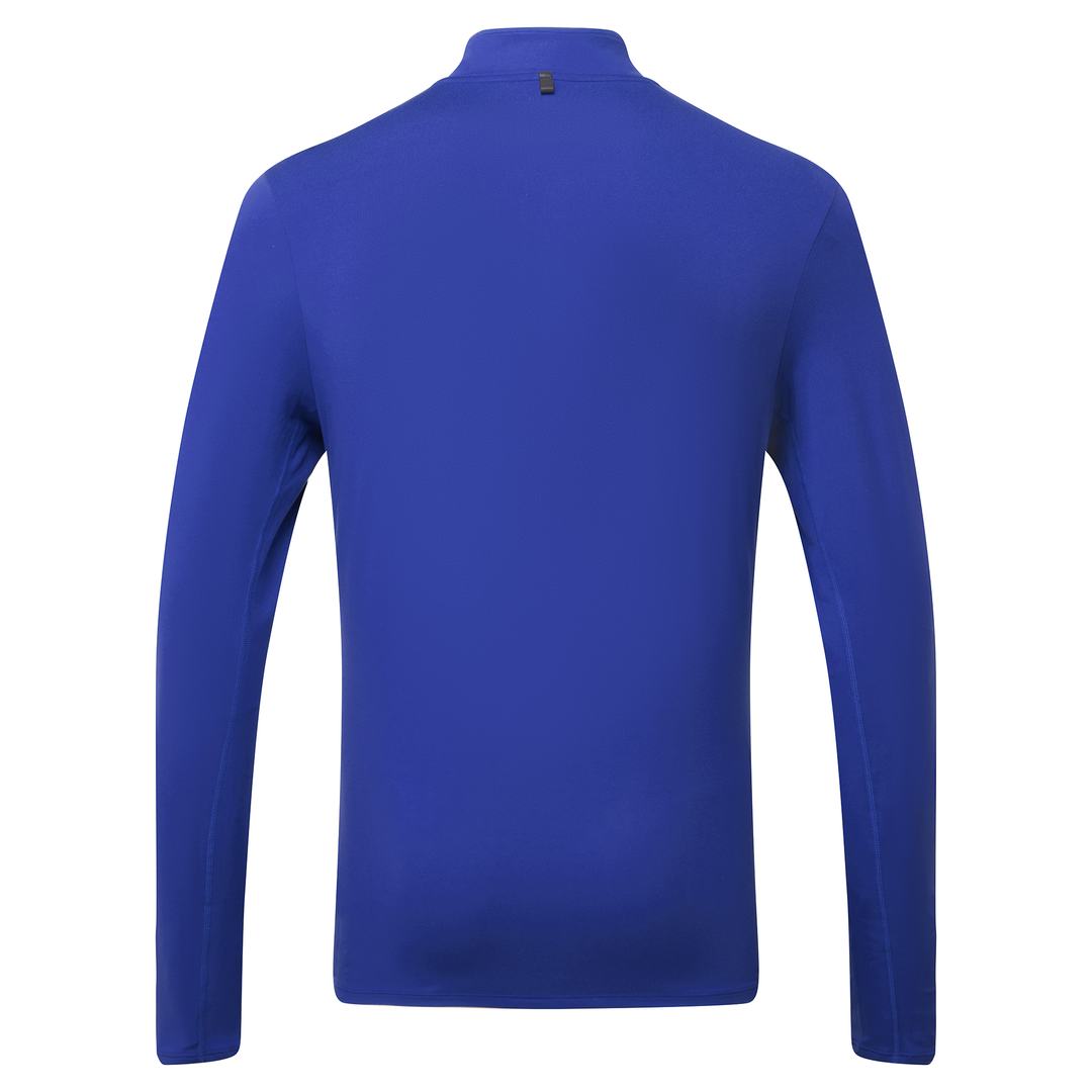 RonHill Mens Core Thermal 1/2 Zip - Dark Cobalt/Bright White - AW25