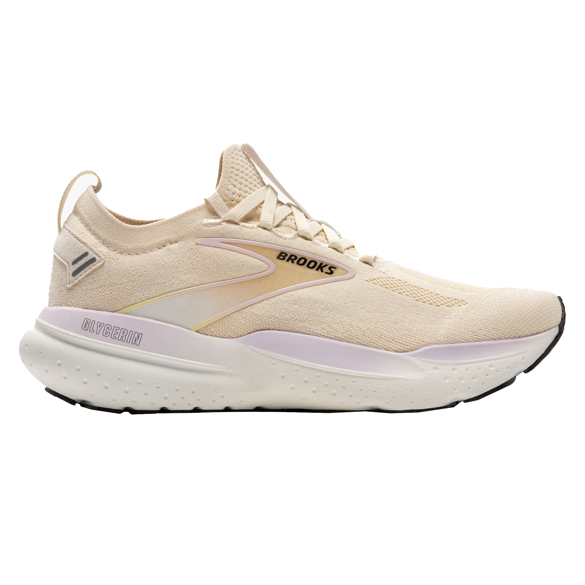 Brooks Womens Glycerin StealthFit  21 - Coconut/Lavender/Cream - Neutral