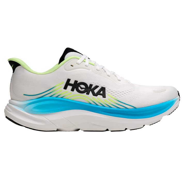 Hoka Mens Clifton 11 Wide - 2E Width - Frost/Black - Neutral - AW26