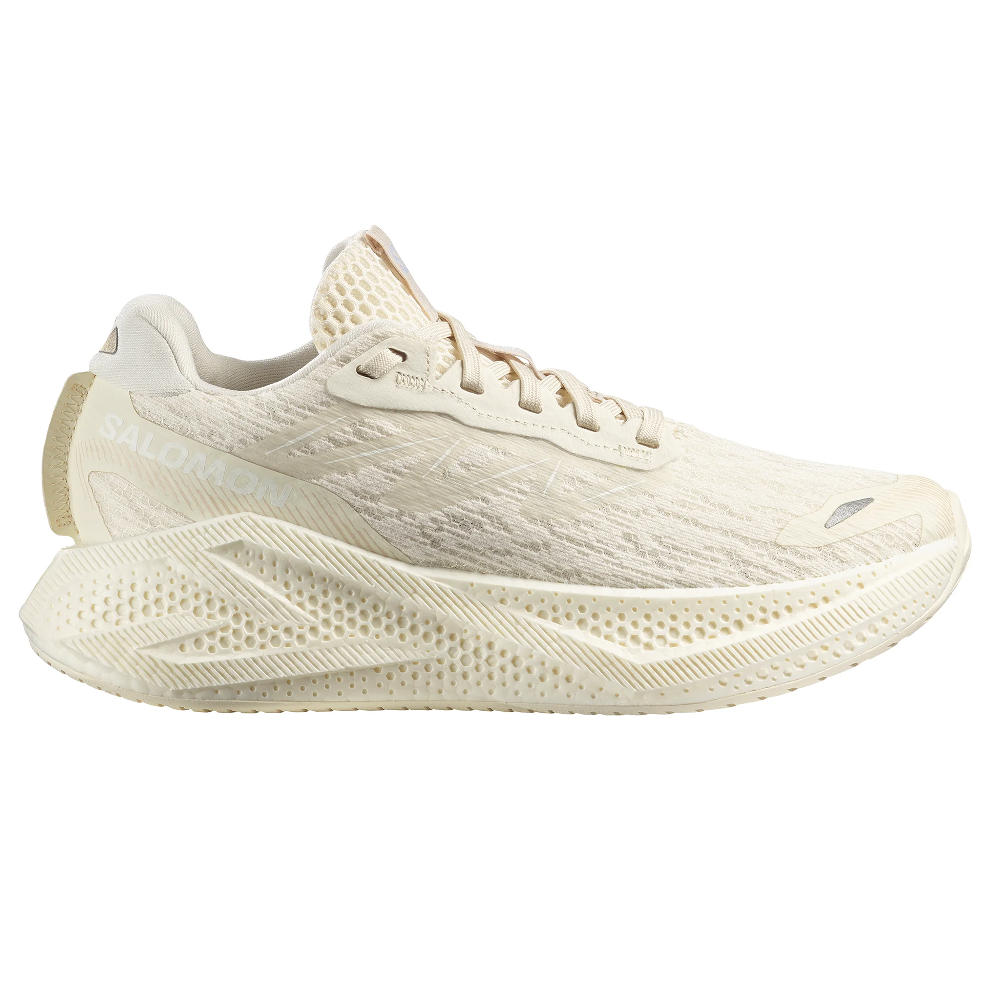 Salomon Womens Aero Glide 4 - Vanilla/Vanilla/White - Neutral - SS26