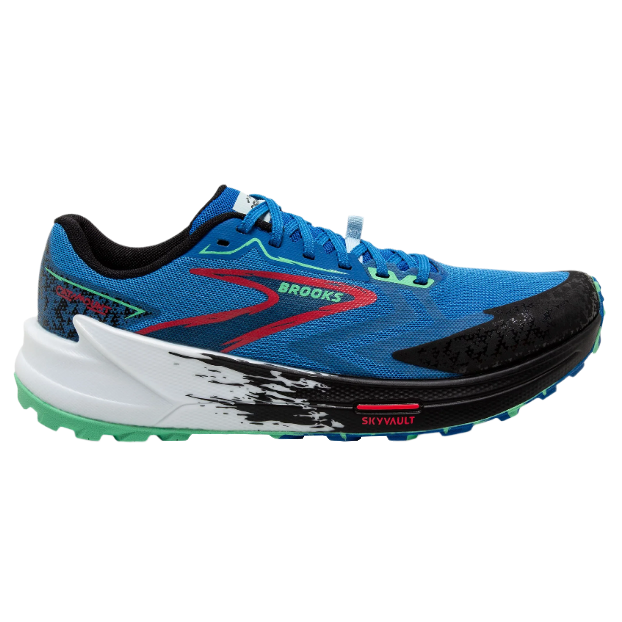 Brooks Mens Catamount 3 - Victoria Blue/Black/Spring Bud - Trail