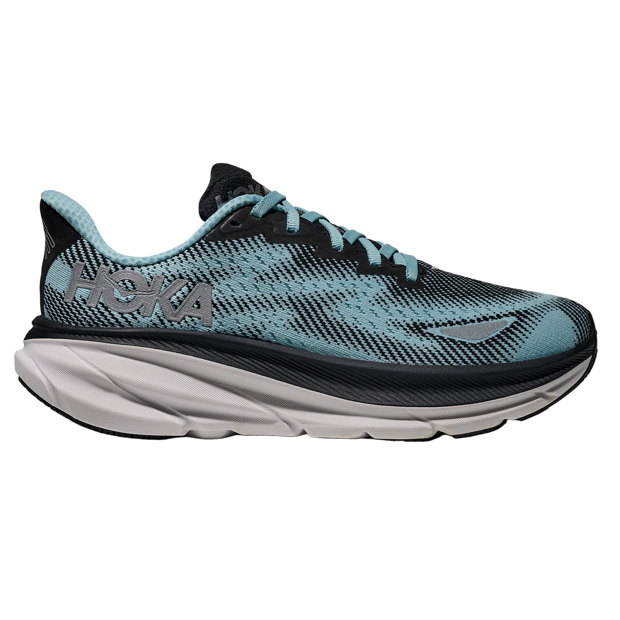 Hoka Womens Clifton 9 GTX - Black/Raindrop - Neutral - AW25