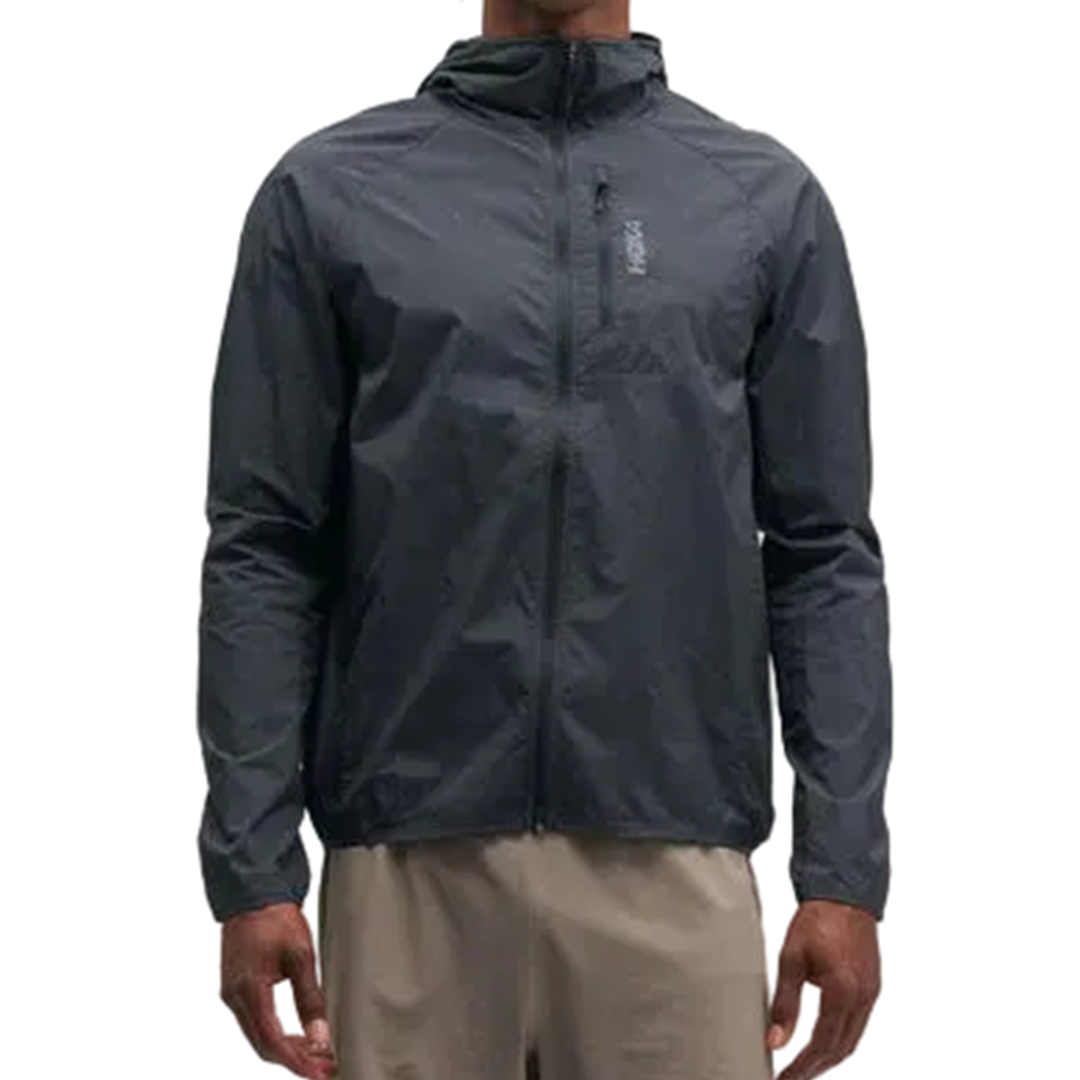 Hoka Mens Skyflow Wind Jacket - Black - AW26
