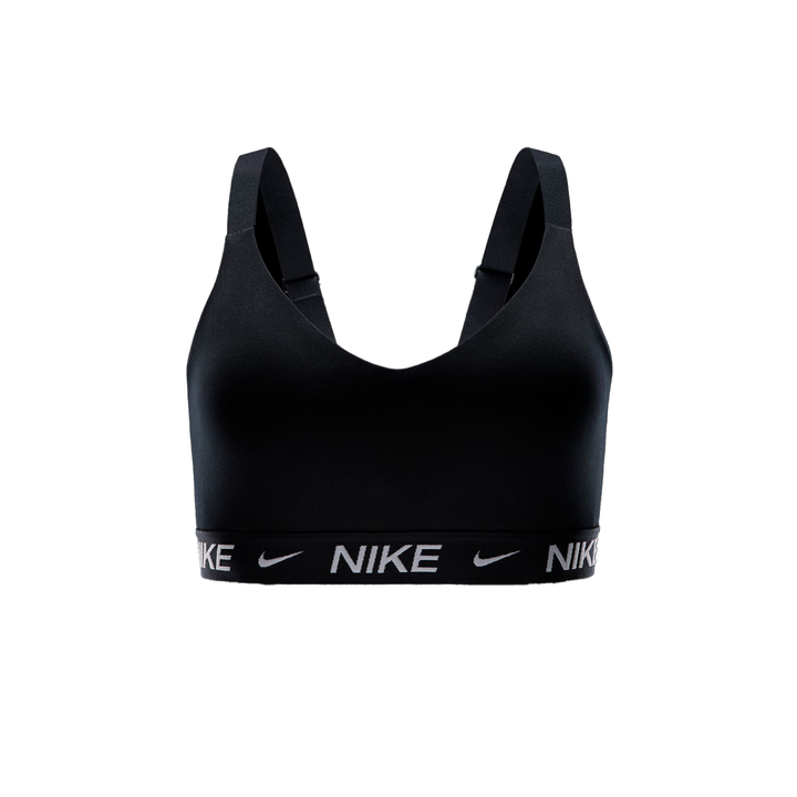 Nike Womens Indy Medium Support Padded Sports Bra - Black/White