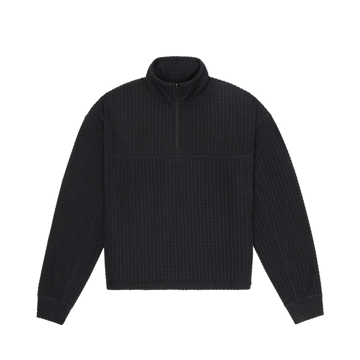 Bandit Womens Macrosoft Grid Quarter Zip - Bandit Black - SS26