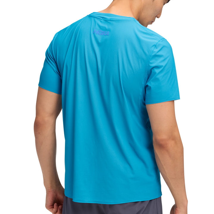 Hoka Mens Airolite Run Short Sleeve 2.0 - Hoka Blue