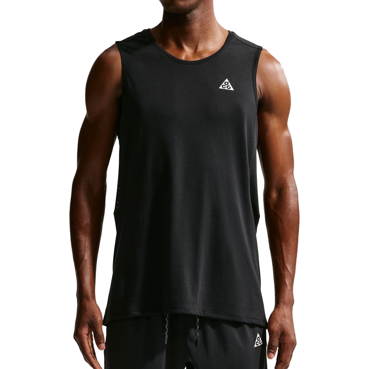 Nike Mens ACG Solar Chase Dri-FIT ADV Tank Top- Black/Black/Summit White - SU26