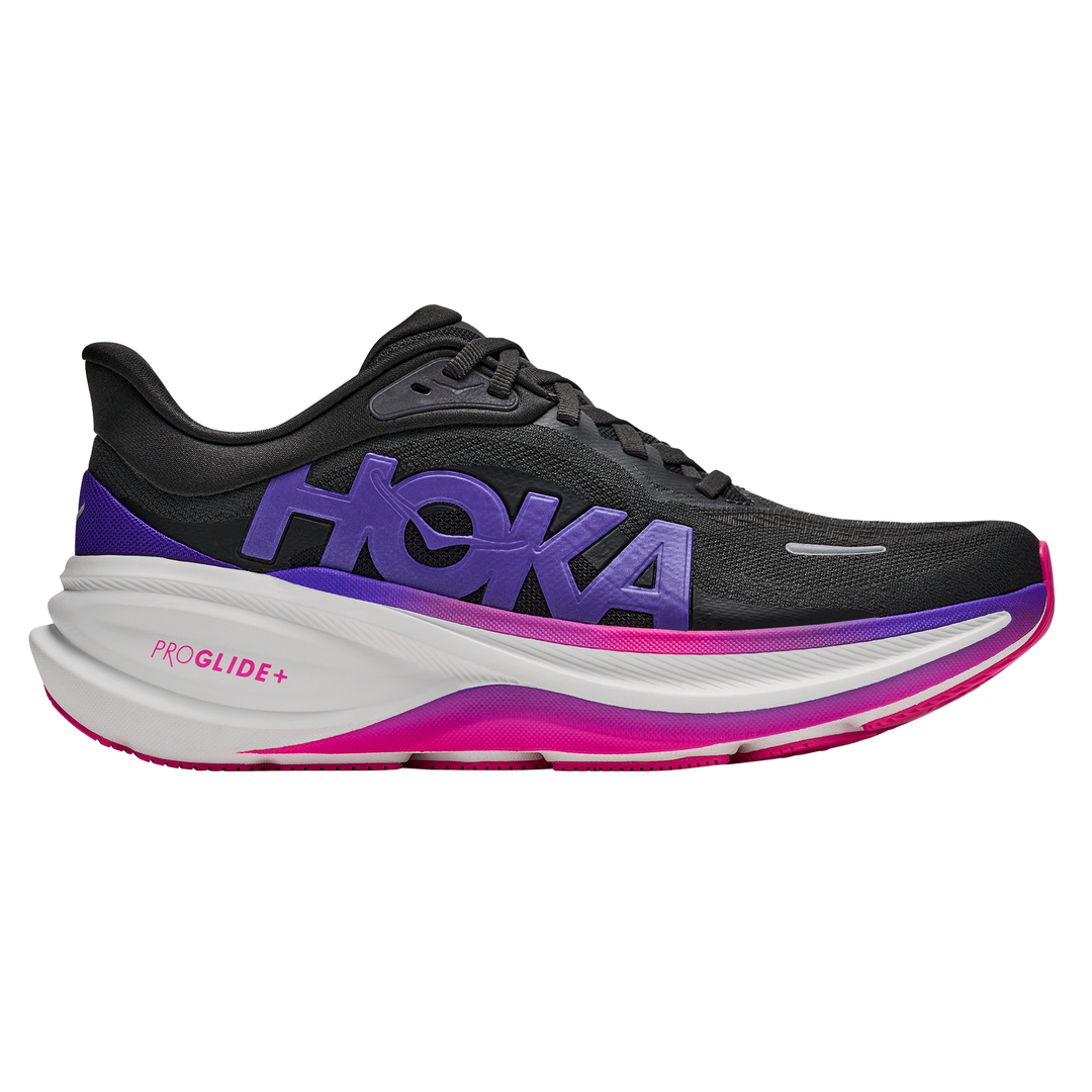 Hoka Womens Clifton Pro - Carbon Black/Cosmic Purple - Neutral - AW26