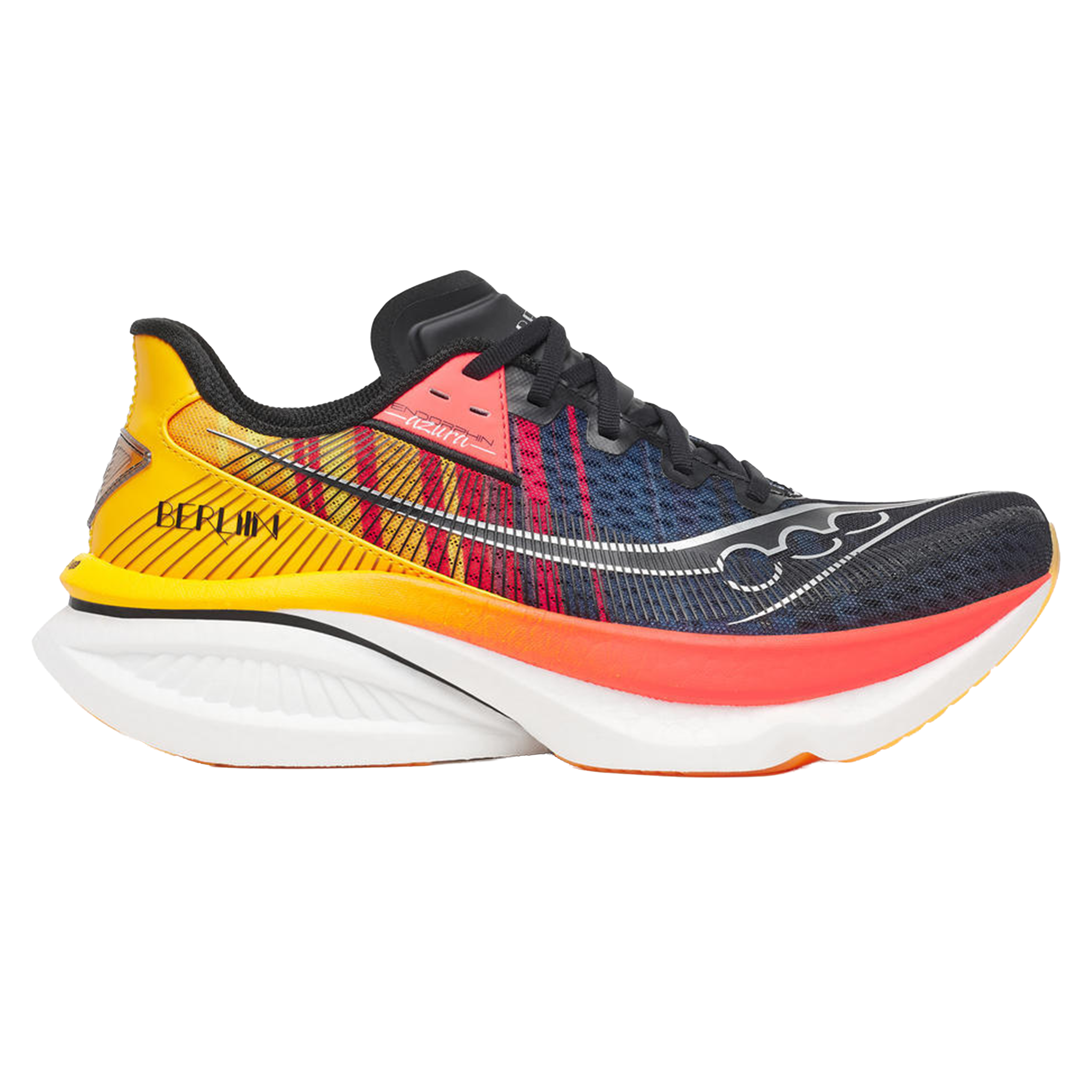 Saucony Mens Endorphin Azura Berlin - Black/Fusion - Neutral - AW26