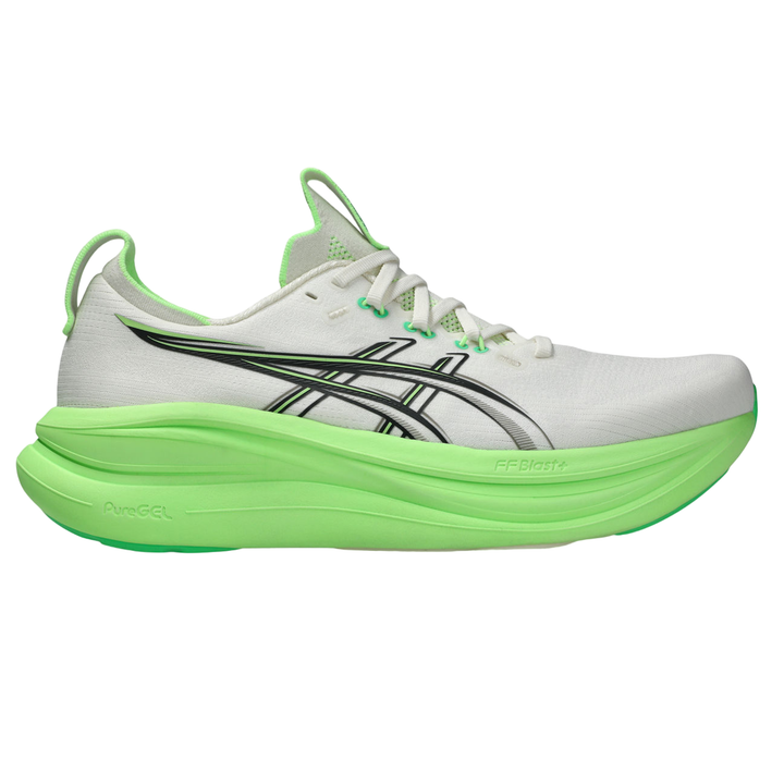 Asics Mens Gel Nimbus 28 - Cream/Black - Neutral - SS26