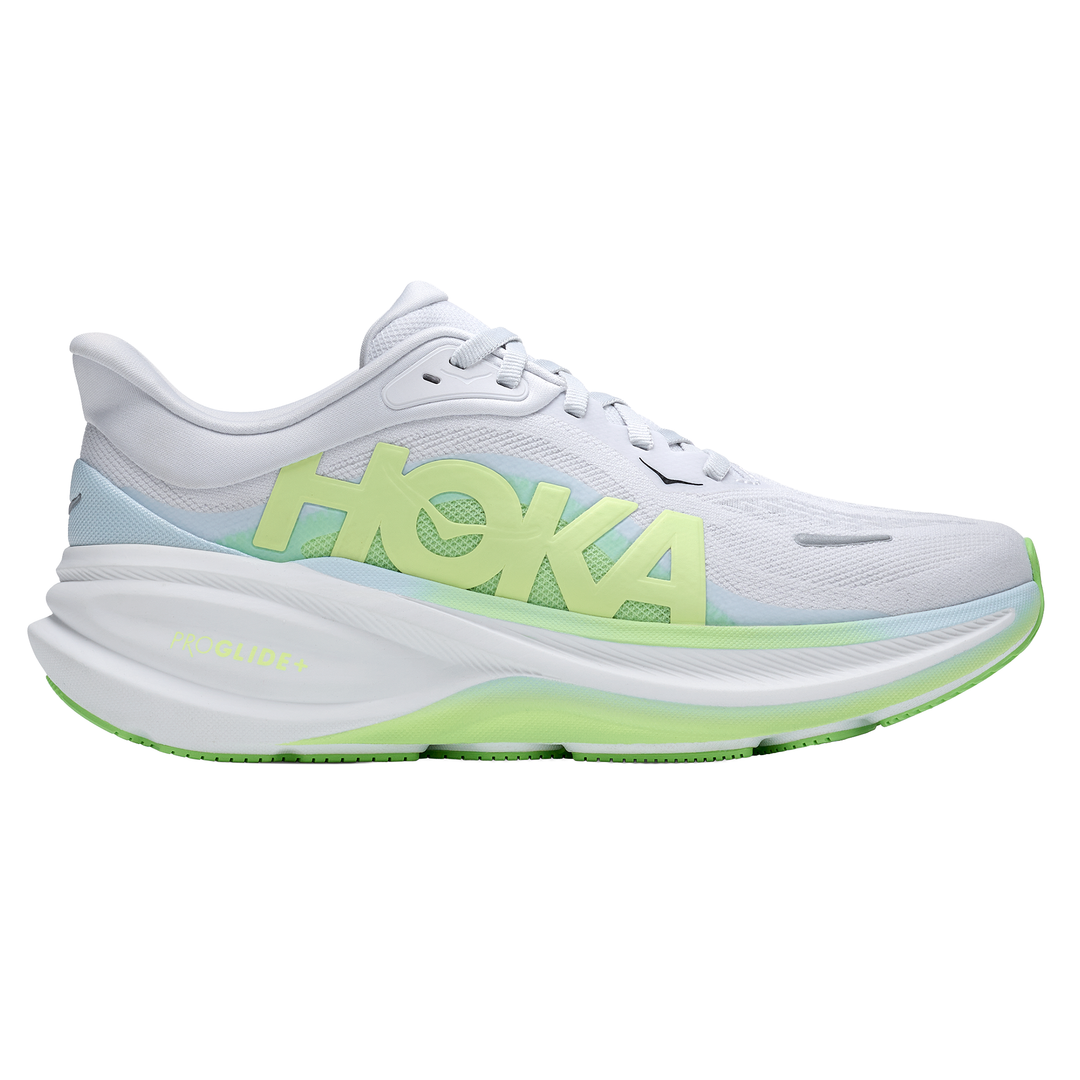 Hoka Womens Clifton Pro Wide - D Width - Cosmic Grey/Neon Yuzu - Neutral - AW26