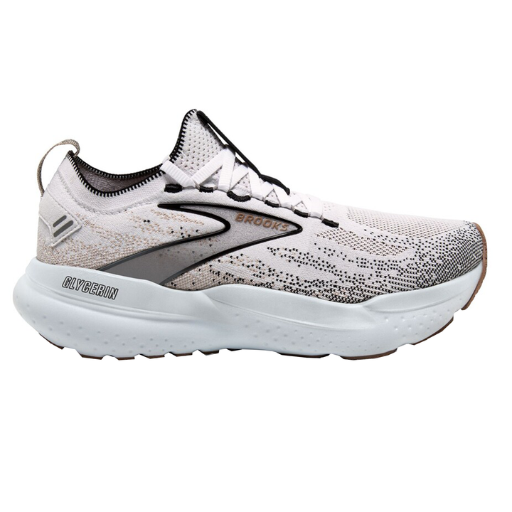 Brooks Womens Glycerin StealthFit GTS 21 - White/Grey/Black - Neutral