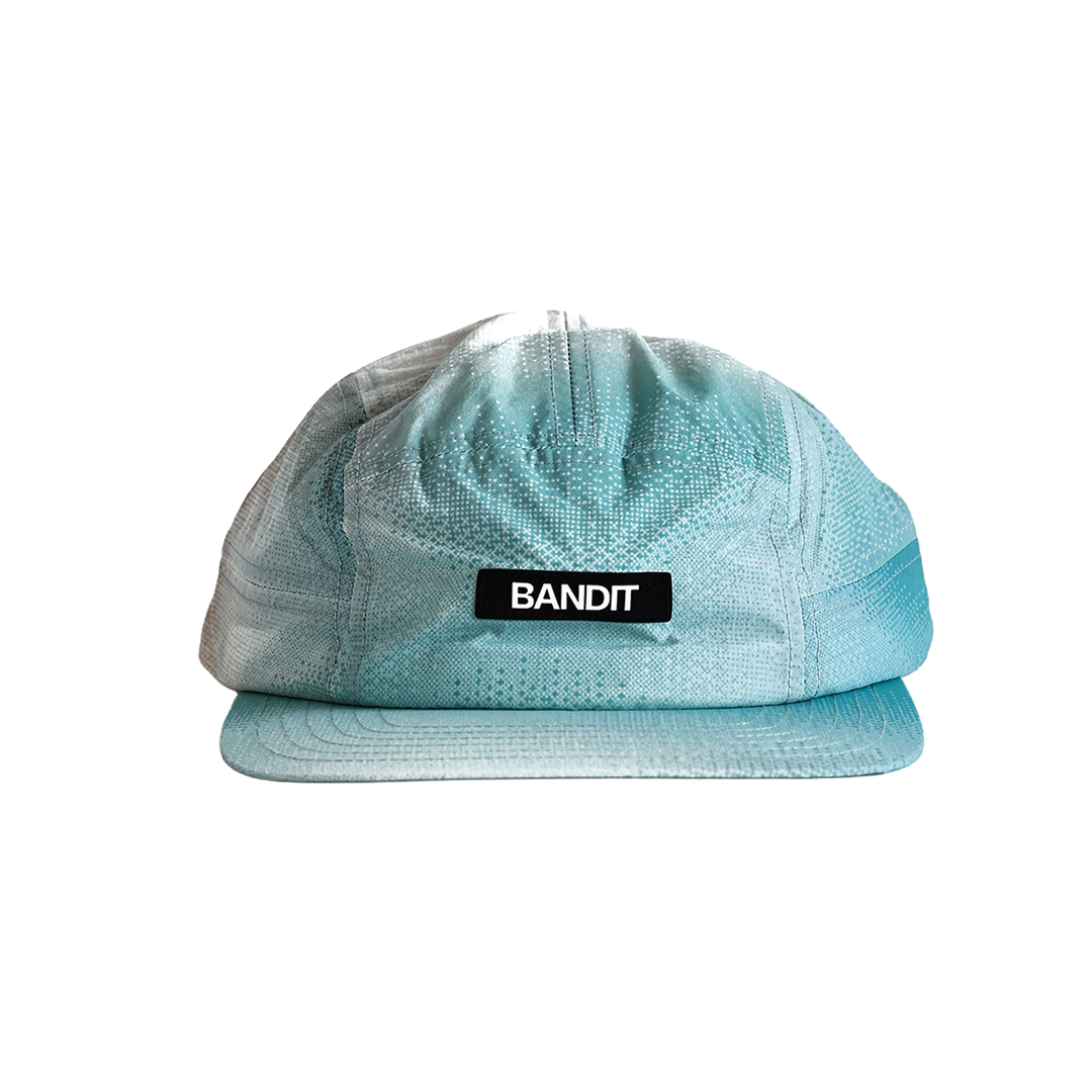 Bandit Unisex Nylon HumoFit Run Hat - Uneven Vertical Gradient - Flame - AW26