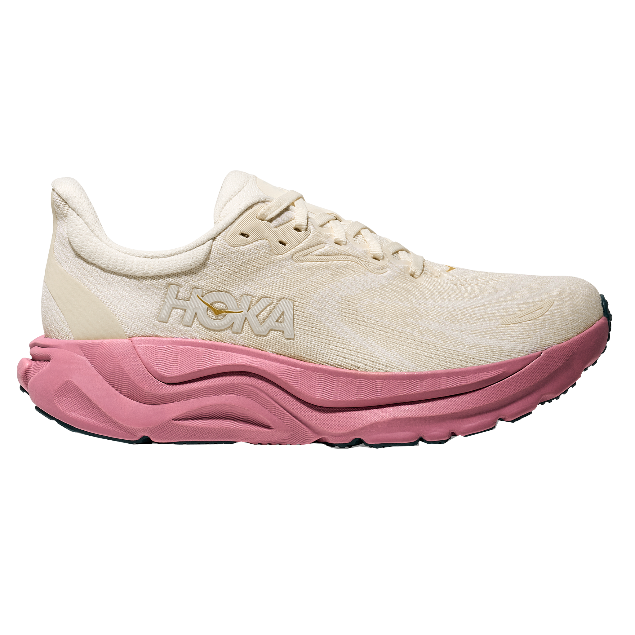 Hoka Damen Arahi 8 – Alabaster/Lingonberry – Stabilität – SS26