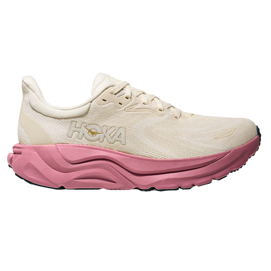 Hoka Womens Arahi 8 - Alabaster/Lingonberry - Stability - SS26