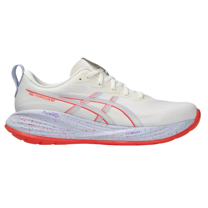 Asics Mens Gel Cumulus 27 Tokyo - Cream/Edo Purple - Neutral - AW25