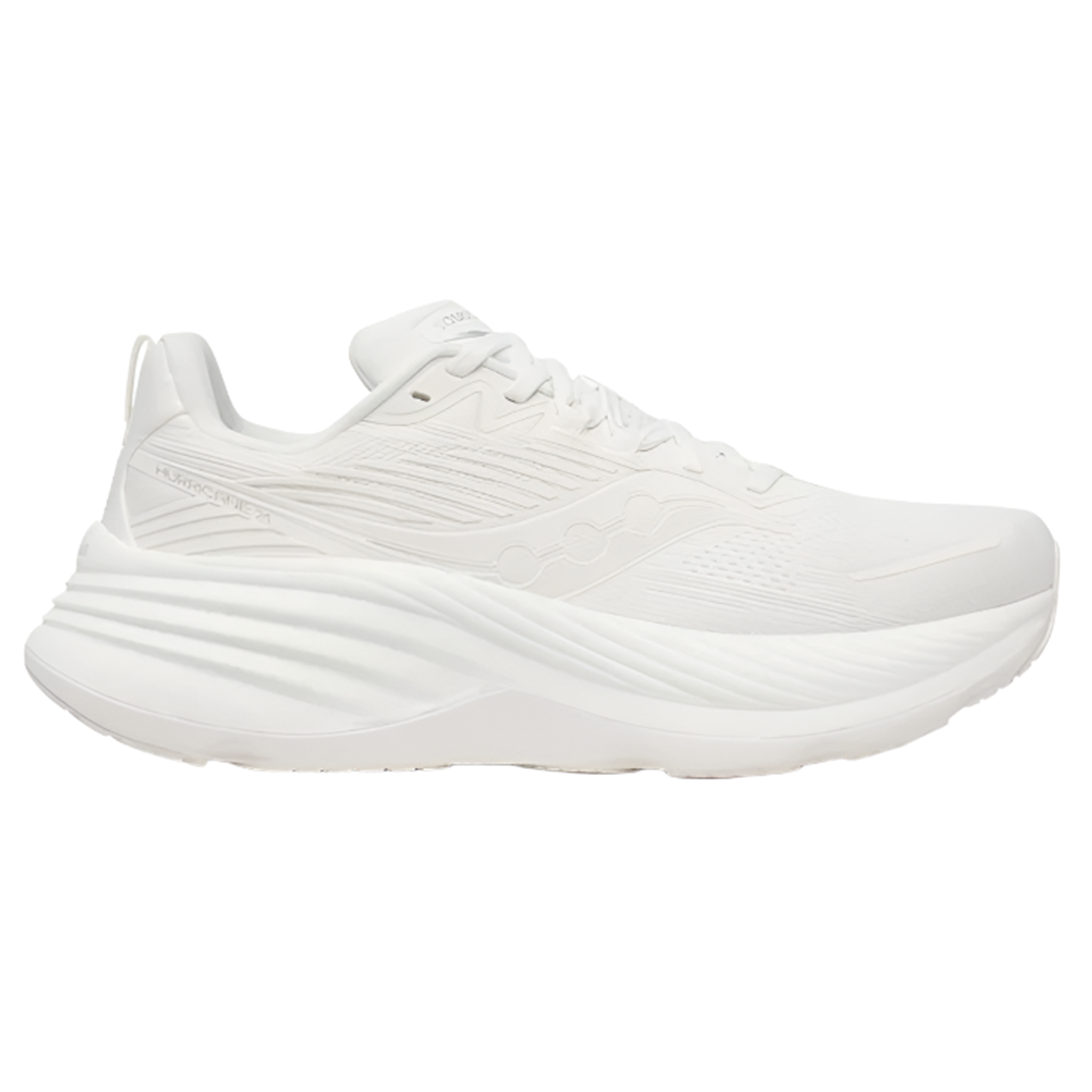Saucony Mens Hurricane 24 - White/White - Stability