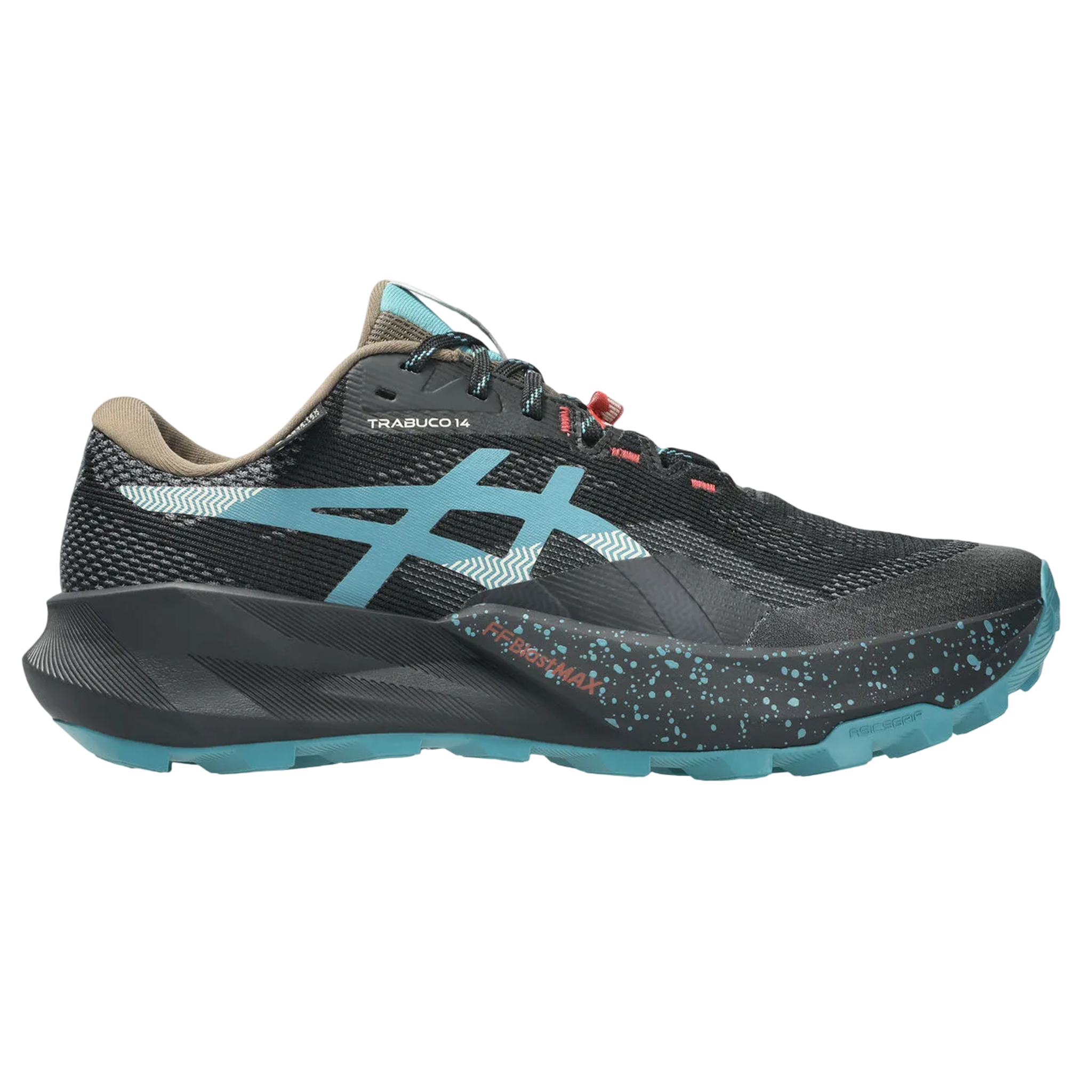 Asics Herren Trabuco 14 GTX – Schwarz/Misty Pine – Trail – SS26