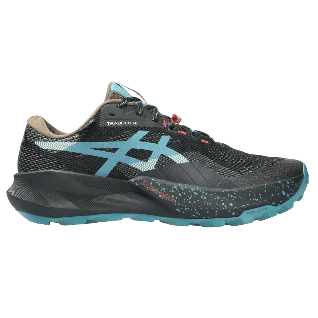 Asics Herren Trabuco 14 GTX – Schwarz/Misty Pine – Trail – SS26