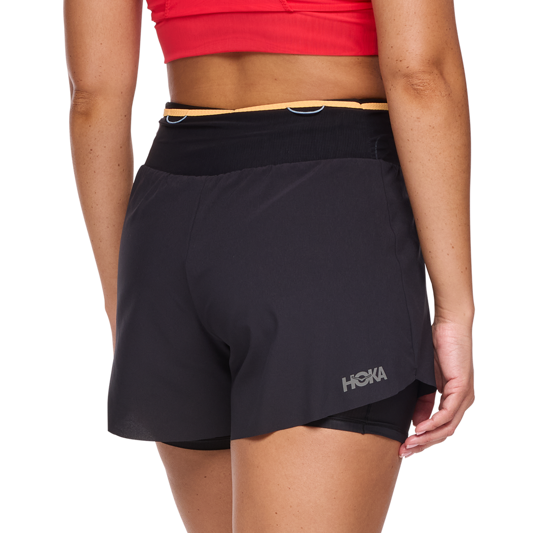 Hoka Womens Skyglide Short - Black