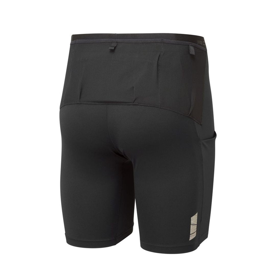 RonHill Mens Tech All Terrain 8" Stretch Short - All Black