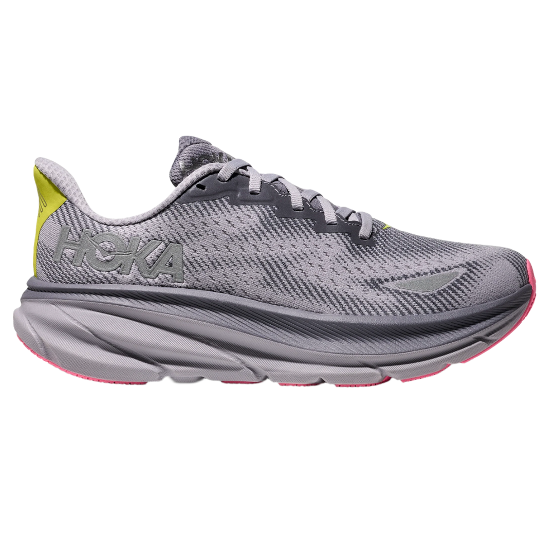 Hoka Womens Clifton 9 GTX - Grey Skies/Foggy Grey - Neutral - AW25