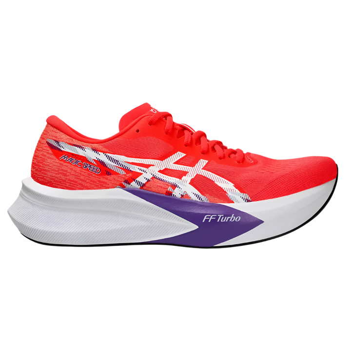 Asics Mens Magic Speed 4 - Flash Red/White - Neutral - AW25