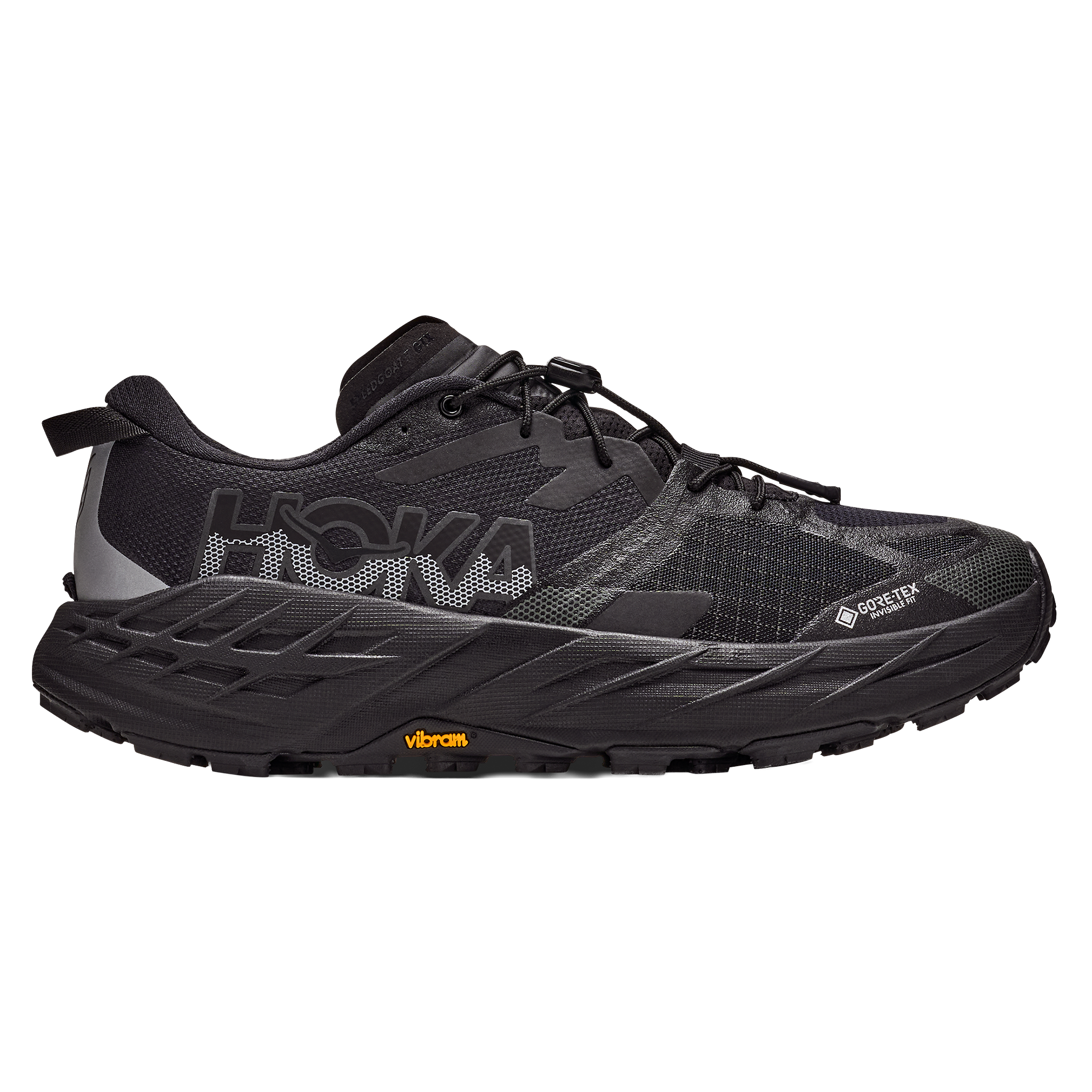 Hoka Mens Speedgoat 7 GTX - Black/Carbon Black - Trail - AW26