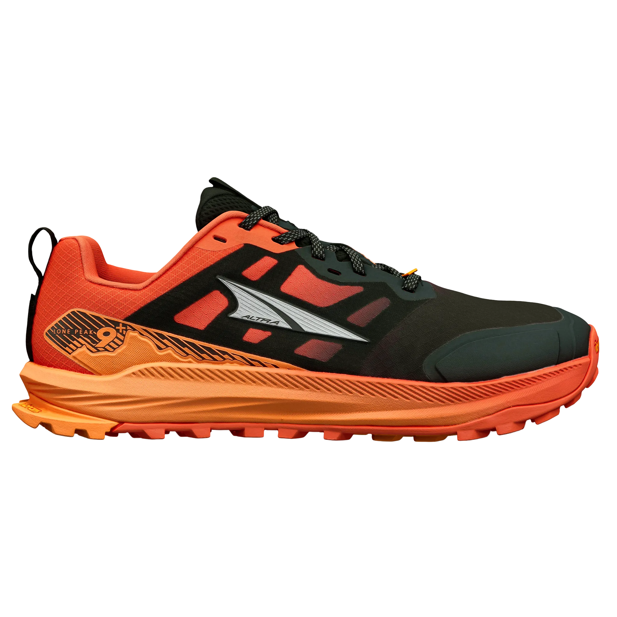 Altra Mens Lone Peak 9+ - Black/Orange - Trail - SS26